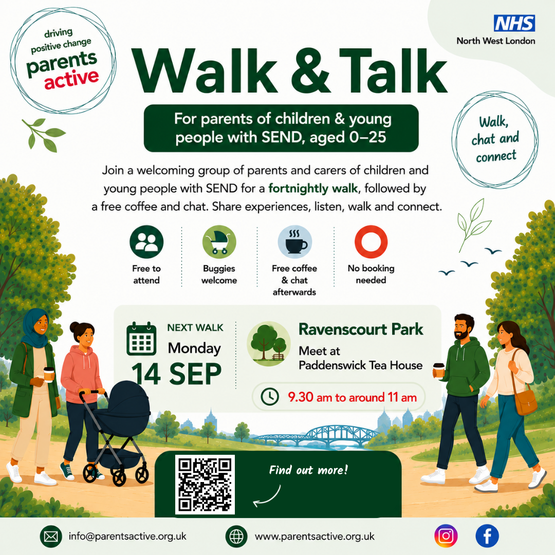 Walk & Talk: Ravenscourt Park- 14th Sept